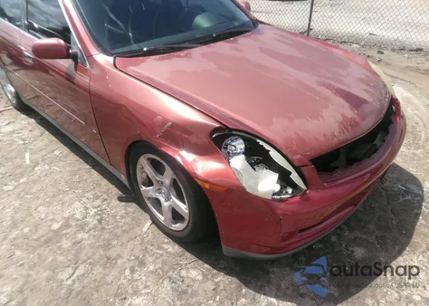 2003 Infiniti G35 Luxury Leather z USA, uszkodzony, nr VIN JNKCV51E83M017579